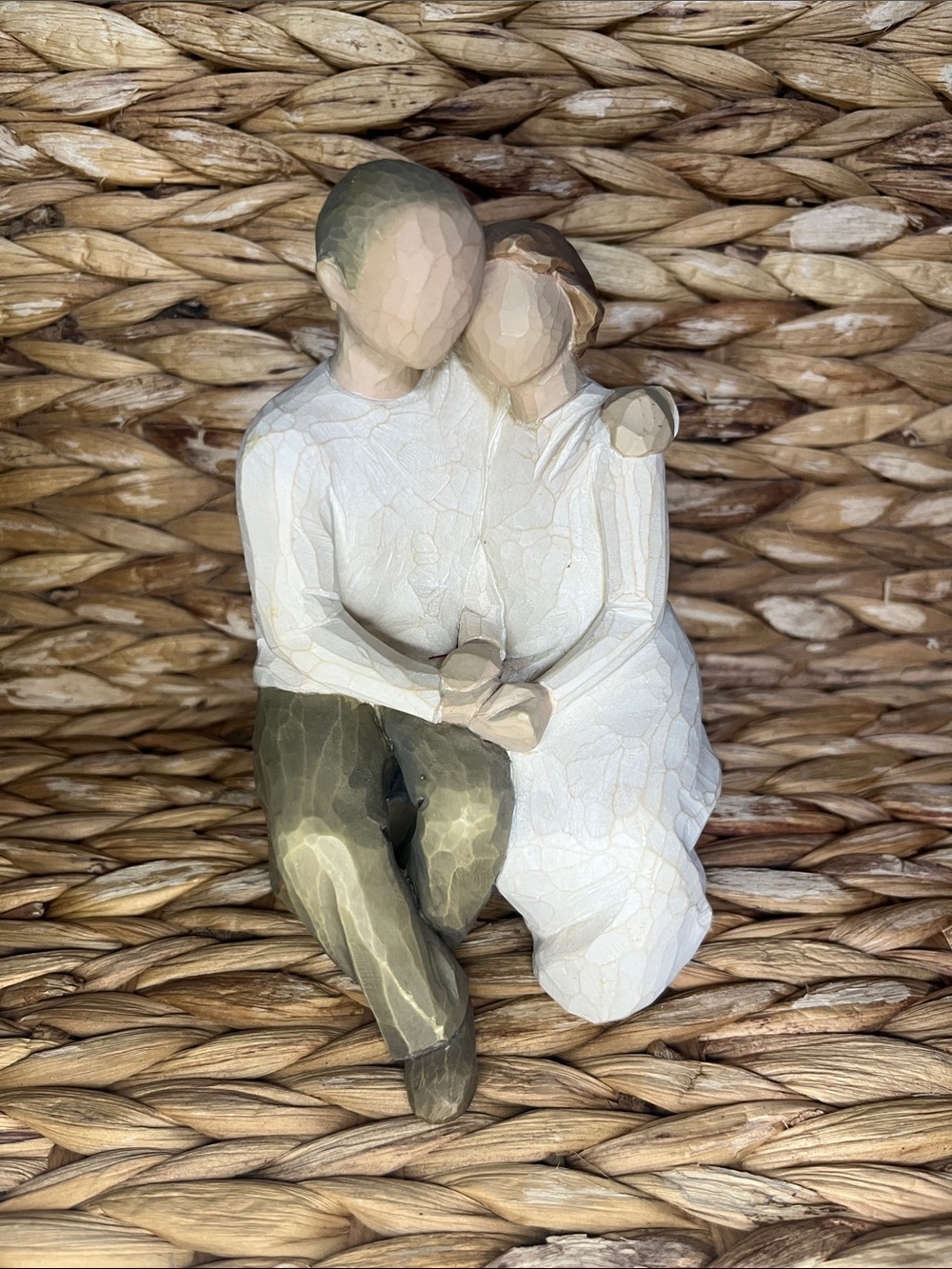 Willow Tree- Anniversary Figurine in White and Olive